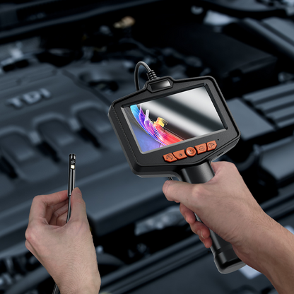 Waterproof Industrial Endoscope Camera with 4.3" IPS Screen