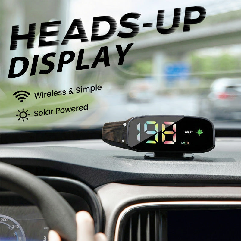⏳Time-Limited Special⏰Solar-Powered Car HUD Speedometer