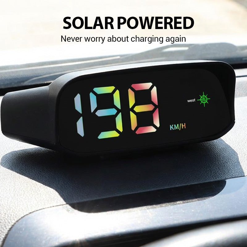 ⏳Time-Limited Special⏰Solar-Powered Car HUD Speedometer