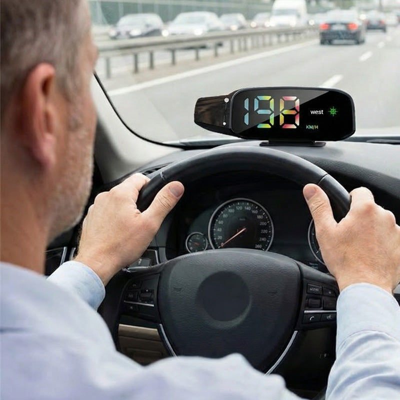 ⏳Time-Limited Special⏰Solar-Powered Car HUD Speedometer