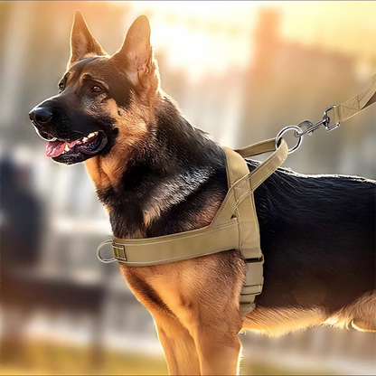 Heavy-Duty Tactical Dog Harness with Handle