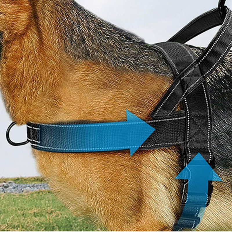 Heavy-Duty Tactical Dog Harness with Handle