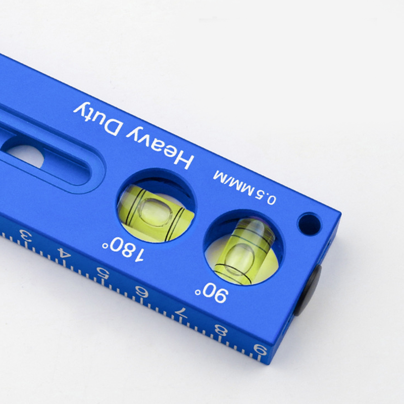 Heavy-Duty Pocket Level with Sliding Ruler