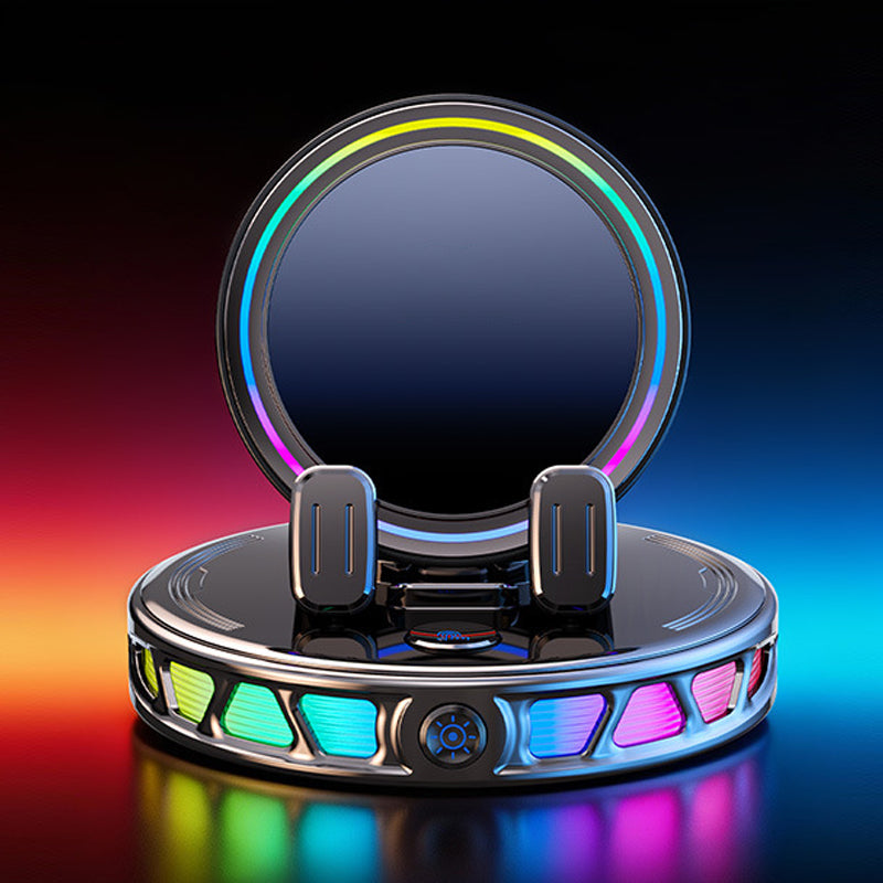 ⏳Time-Limited Special⏰RGB Car Phone Mount – Auto-Clamping & Wireless Charging – Safe One-Hand Driving 🚗