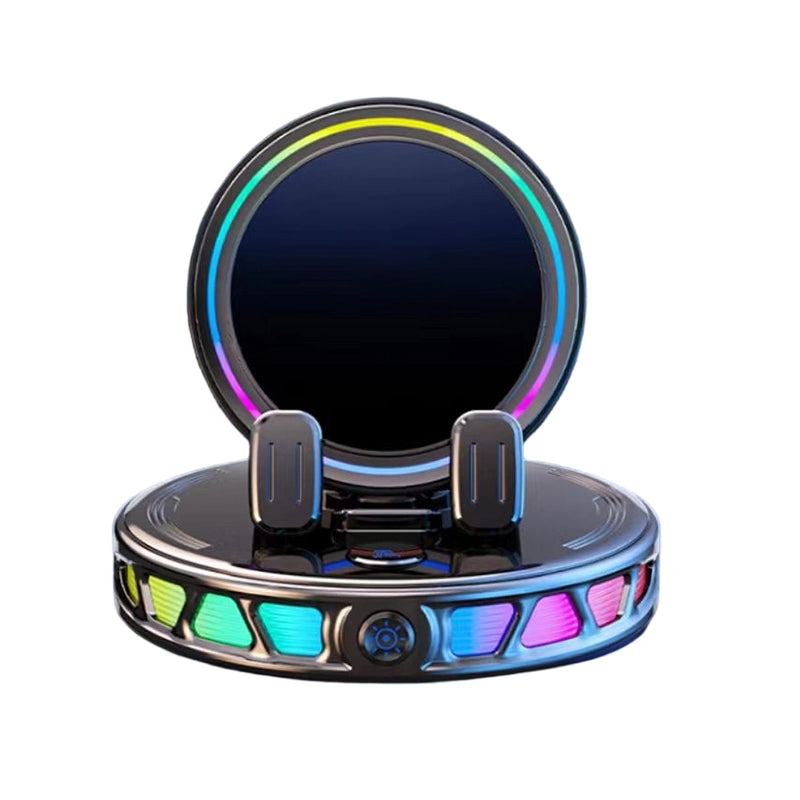 ⏳Time-Limited Special⏰RGB Car Phone Mount – Auto-Clamping & Wireless Charging – Safe One-Hand Driving 🚗