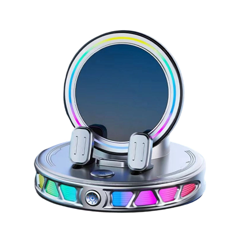 ⏳Time-Limited Special⏰RGB Car Phone Mount – Auto-Clamping & Wireless Charging – Safe One-Hand Driving 🚗
