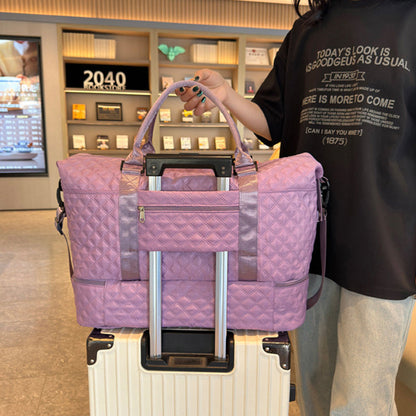 Large Capacity Travel Bag Set with Wet and Dry Separation