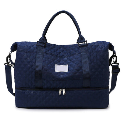Large Capacity Travel Bag Set with Wet and Dry Separation