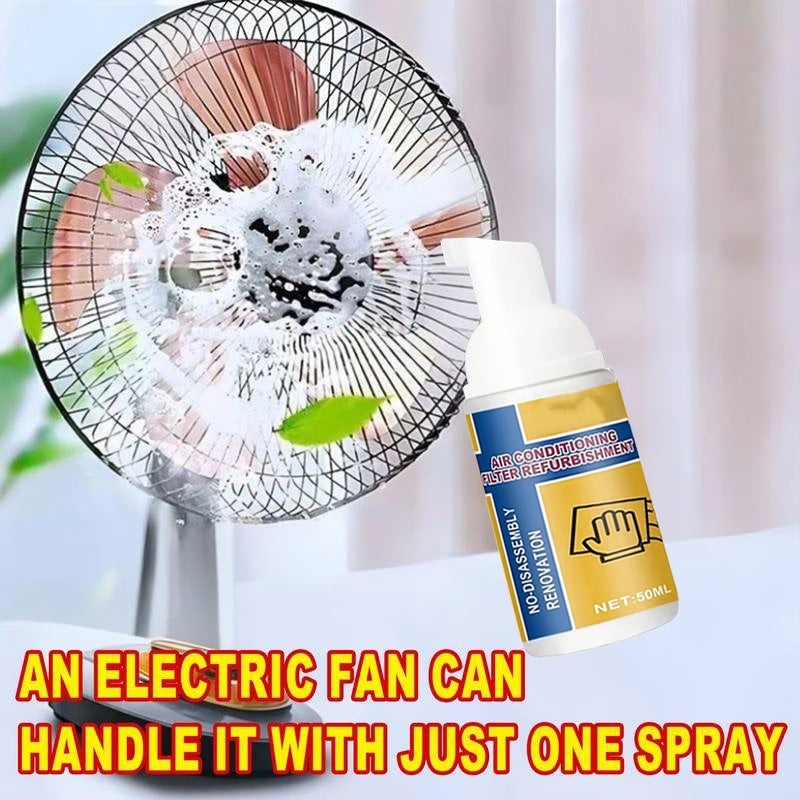 No-Disassembly AC & Fan Foam Cleaner