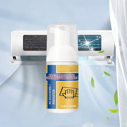 No-Disassembly AC & Fan Foam Cleaner