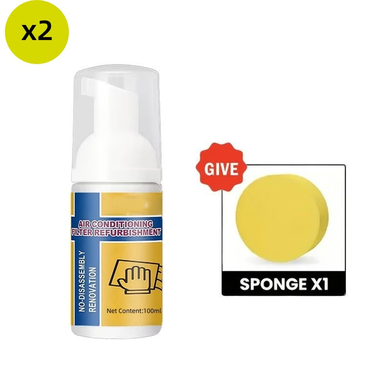 No-Disassembly AC & Fan Foam Cleaner
