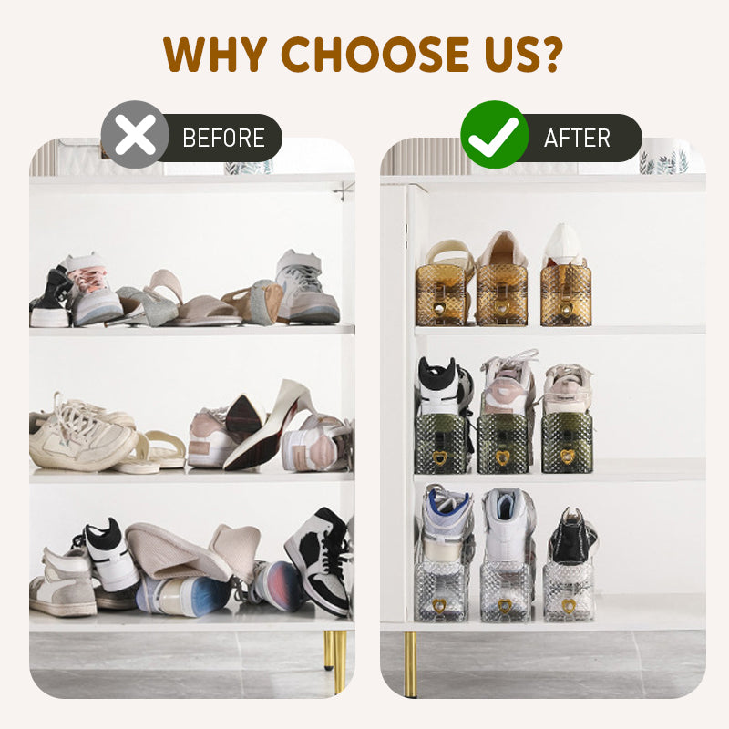 Adjustable Double-Layer Shoe Storage Rack