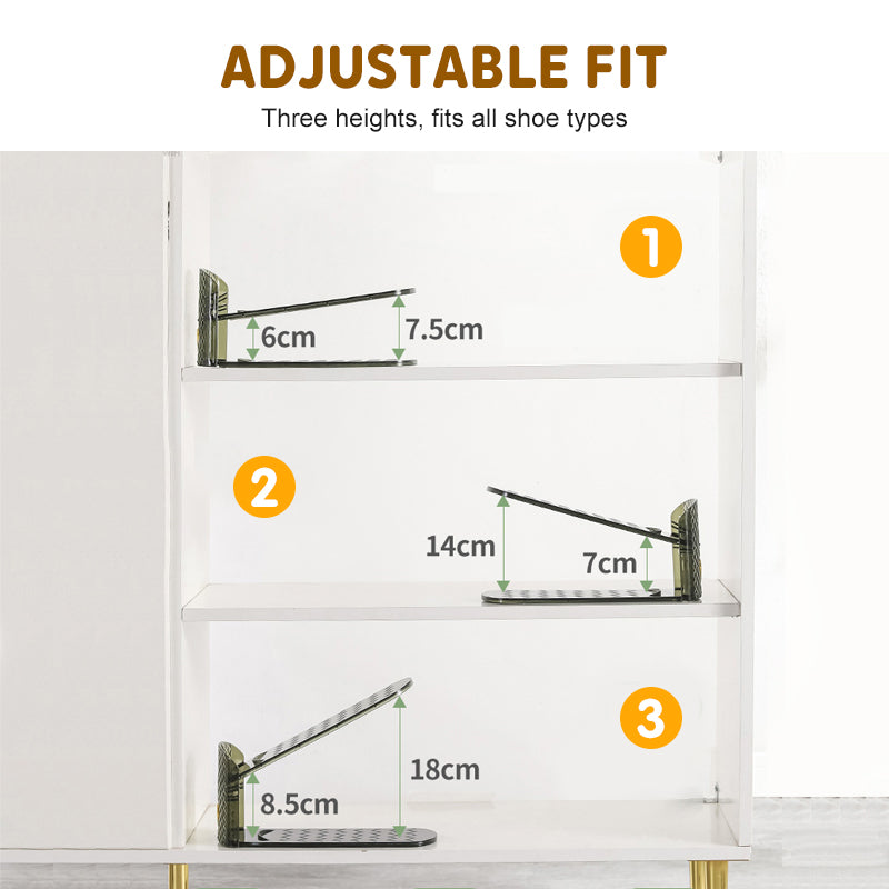 Adjustable Double-Layer Shoe Storage Rack