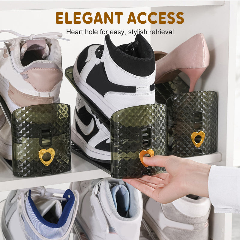 Adjustable Double-Layer Shoe Storage Rack