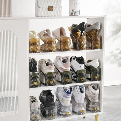 Adjustable Double-Layer Shoe Storage Rack