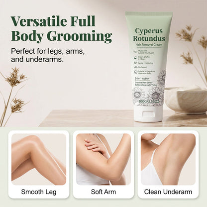 Remove Hair Gently Instantly! Pain-Free Cyperus Hair Removal Cream