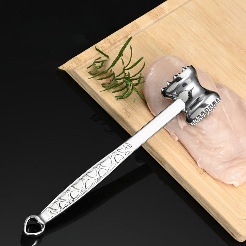 All-in-One Dual-Sided Mallet for Tenderizing Meat