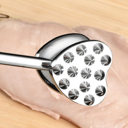 All-in-One Dual-Sided Mallet for Tenderizing Meat