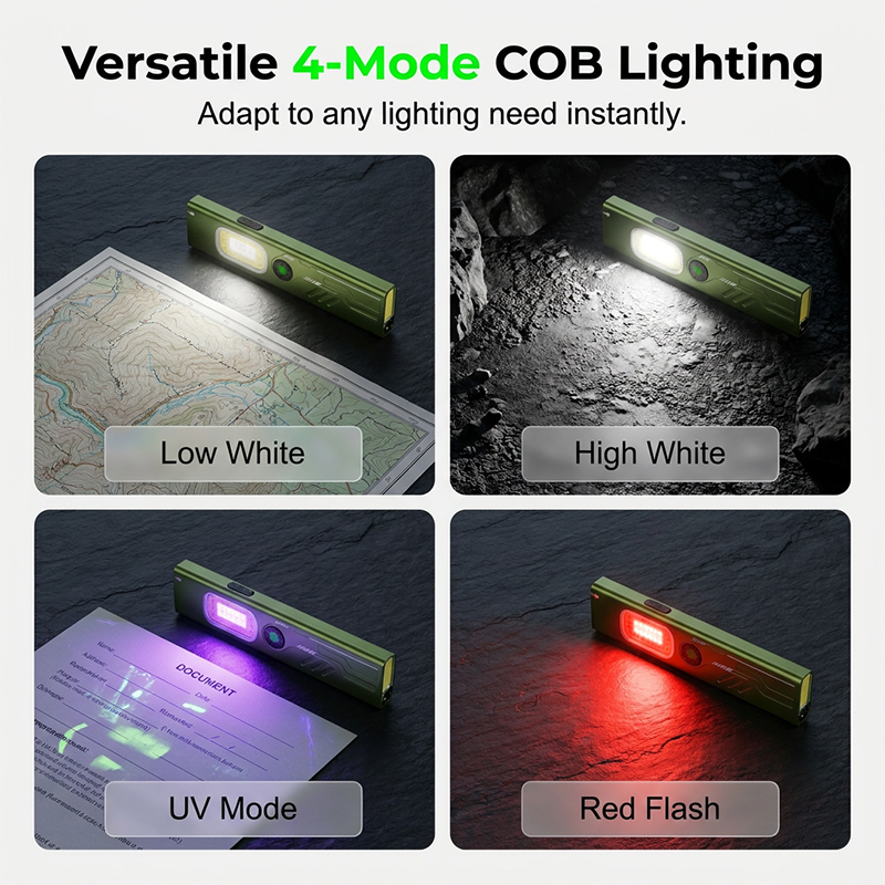 Portable Multi-Function High-Power Flashlight