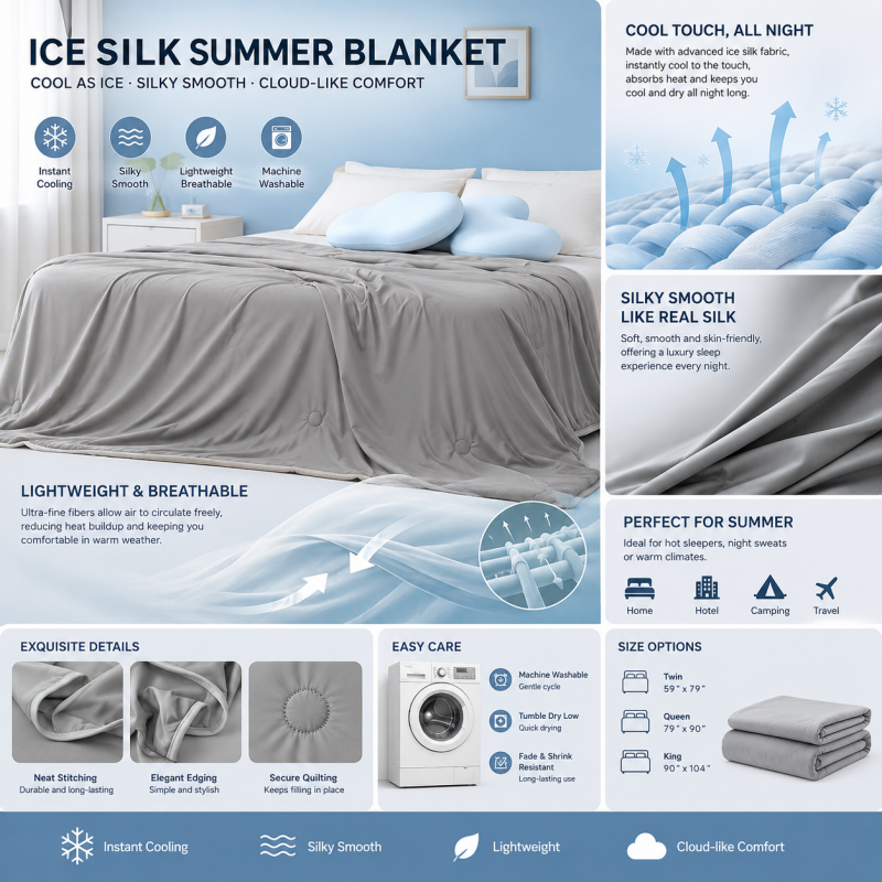 Reversible Cooling Summer Quilt