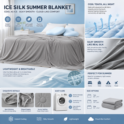 Reversible Cooling Summer Quilt