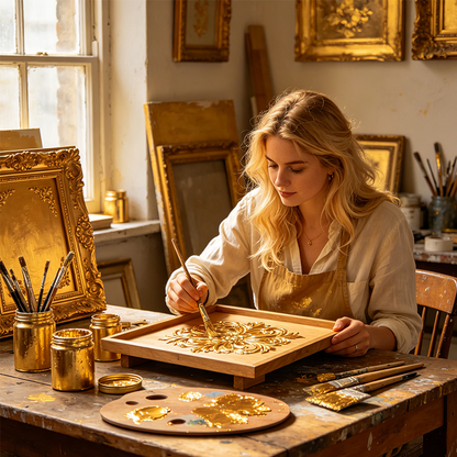 🥳2026 HOT SALE🥳💞50K+ SOLD! 50% OFF!High Adhesion Multi-Surface Gold Foil Paint
