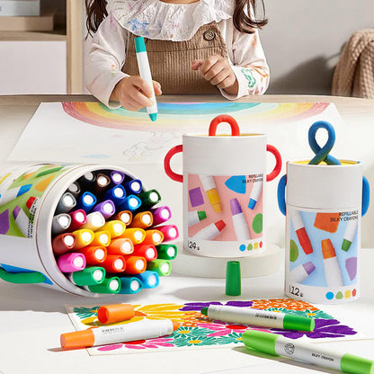 Washable Quick Drying Non-Toxic Oil Pastels Set