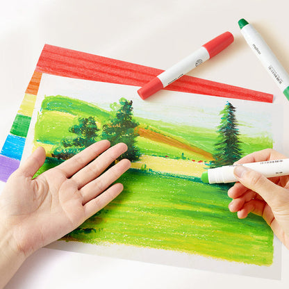 Washable Quick Drying Non-Toxic Oil Pastels Set