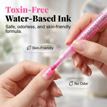 🥳2026 HOT SALE🥳💞50K+ SOLD!🎨💅 50% OFF! 16-Color Nail Art Pen Set – Ultra‑fine tip, 3D gel texture. Quick‑dry & water‑based. DIY salon at home! ✨💖