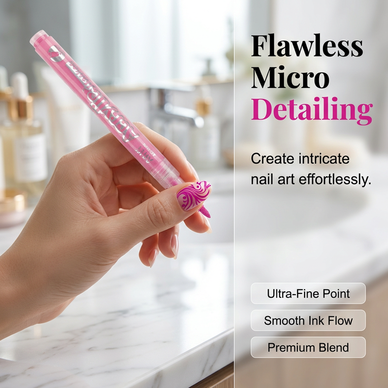 🥳2026 HOT SALE🥳💞50K+ SOLD!🎨💅 50% OFF! 16-Color Nail Art Pen Set – Ultra‑fine tip, 3D gel texture. Quick‑dry & water‑based. DIY salon at home! ✨💖