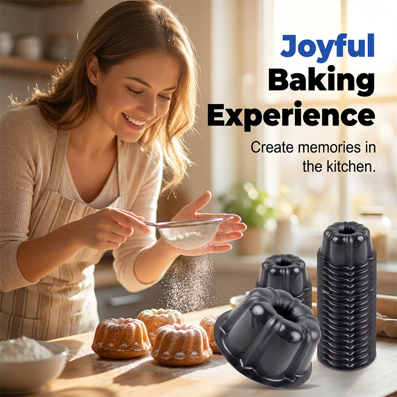 Carbon Steel Mini Pumpkin-Shaped Cake Mold