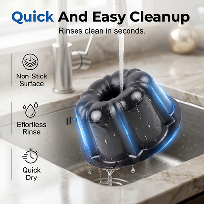 Carbon Steel Mini Pumpkin-Shaped Cake Mold