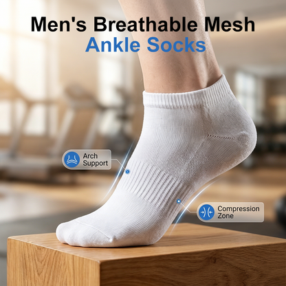 Men's Breathable Mesh Ankle Socks