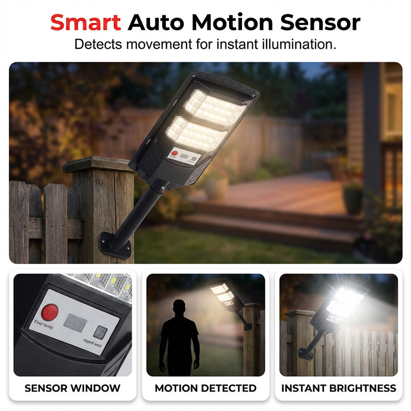 🏆LAST DAY SALE 50% OFF🔥Solar Powered Auto On/Off Street Light