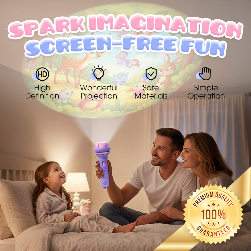 🔥LAST DAY SALE 49% OFF🎁 Early Education Projector Torch for Kids