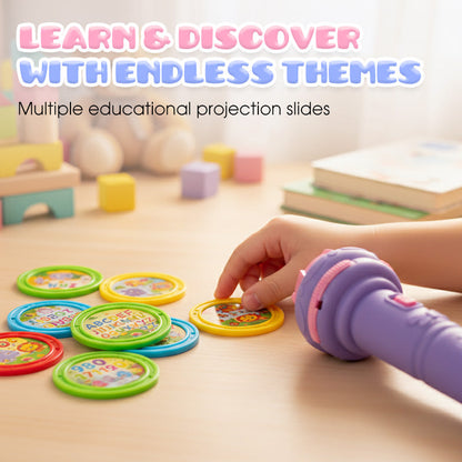 🔥LAST DAY SALE 49% OFF🎁 Early Education Projector Torch for Kids