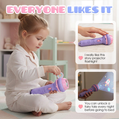 🔥LAST DAY SALE 49% OFF🎁 Early Education Projector Torch for Kids