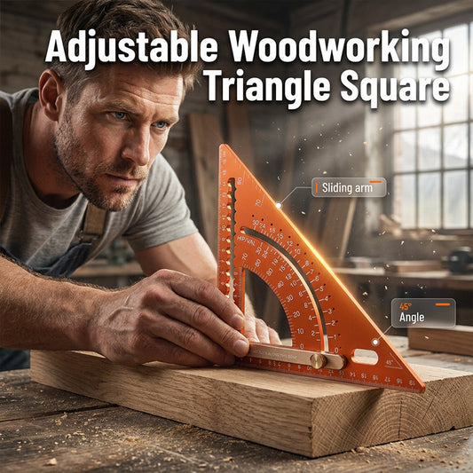 🎁2026 New Arrivals 50% OFF💥Precision Woodworking Triangle Square – Adjustable, Anti-Rust, Alloy 🛠️