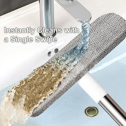 Cleaning Brush with Telescopic Rod for Window Screens