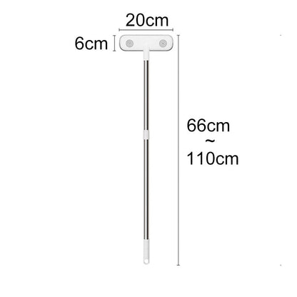 Cleaning Brush with Telescopic Rod for Window Screens
