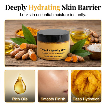 Brightening Turmeric Body Scrub – Gentle Exfoliation, Radiant Glow
