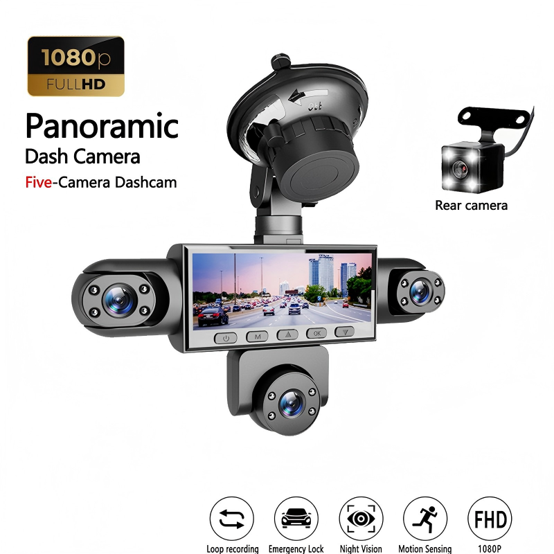 📹1080P Multi-Channel Dash Cam with Night Vision & Parking Monitor🚗