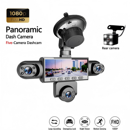 📹1080P Multi-Channel Dash Cam with Night Vision & Parking Monitor🚗