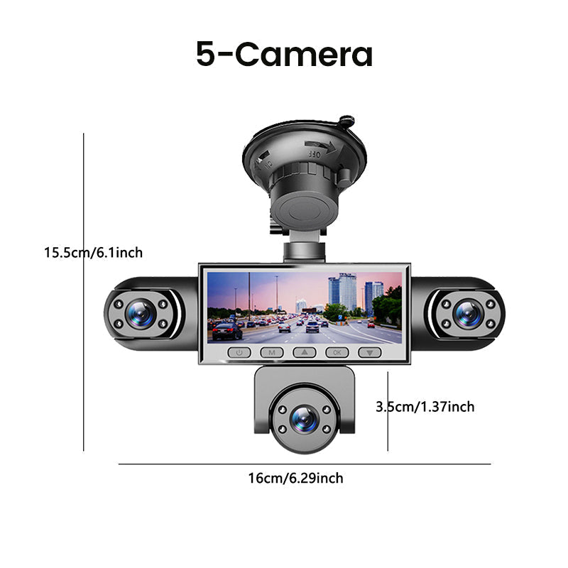 📹1080P Multi-Channel Dash Cam with Night Vision & Parking Monitor🚗