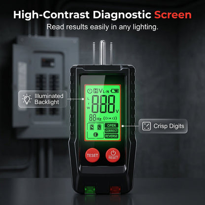 ⏳Time-Limited Special⏰Digital Circuit Breaker Finder and Outlet Tester Kit