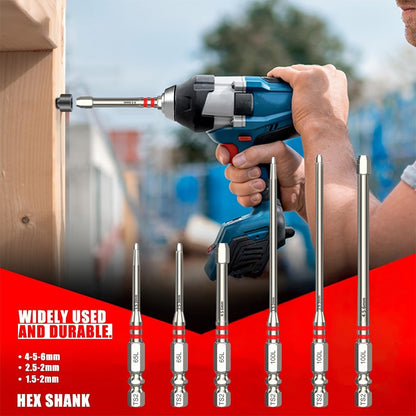 ⏳Time-Limited Special⏰Premium Alloy Steel Hex Screwdriver Bits for Electric Drills
