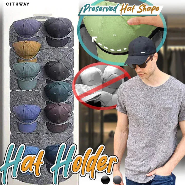 🔥Limited Time 50% OFF!!🔥Hanging hat holder with multiple pockets