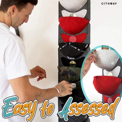 🔥Limited Time 50% OFF!!🔥Hanging hat holder with multiple pockets