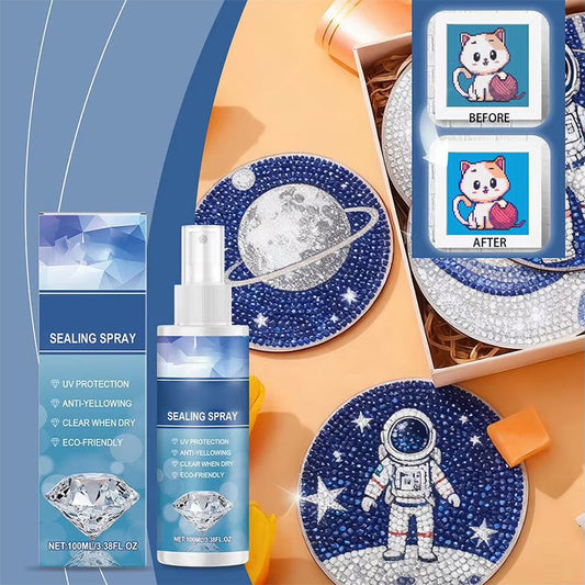 💎✨ Diamond art sealer – locks beads, glossy finish, dries fast & lasts.