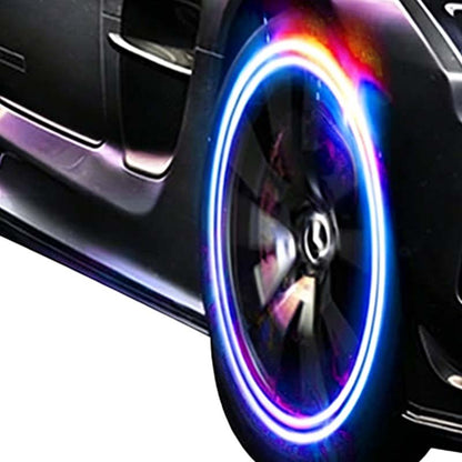 LED Valve Cap Lights for Cars & Motorcycles